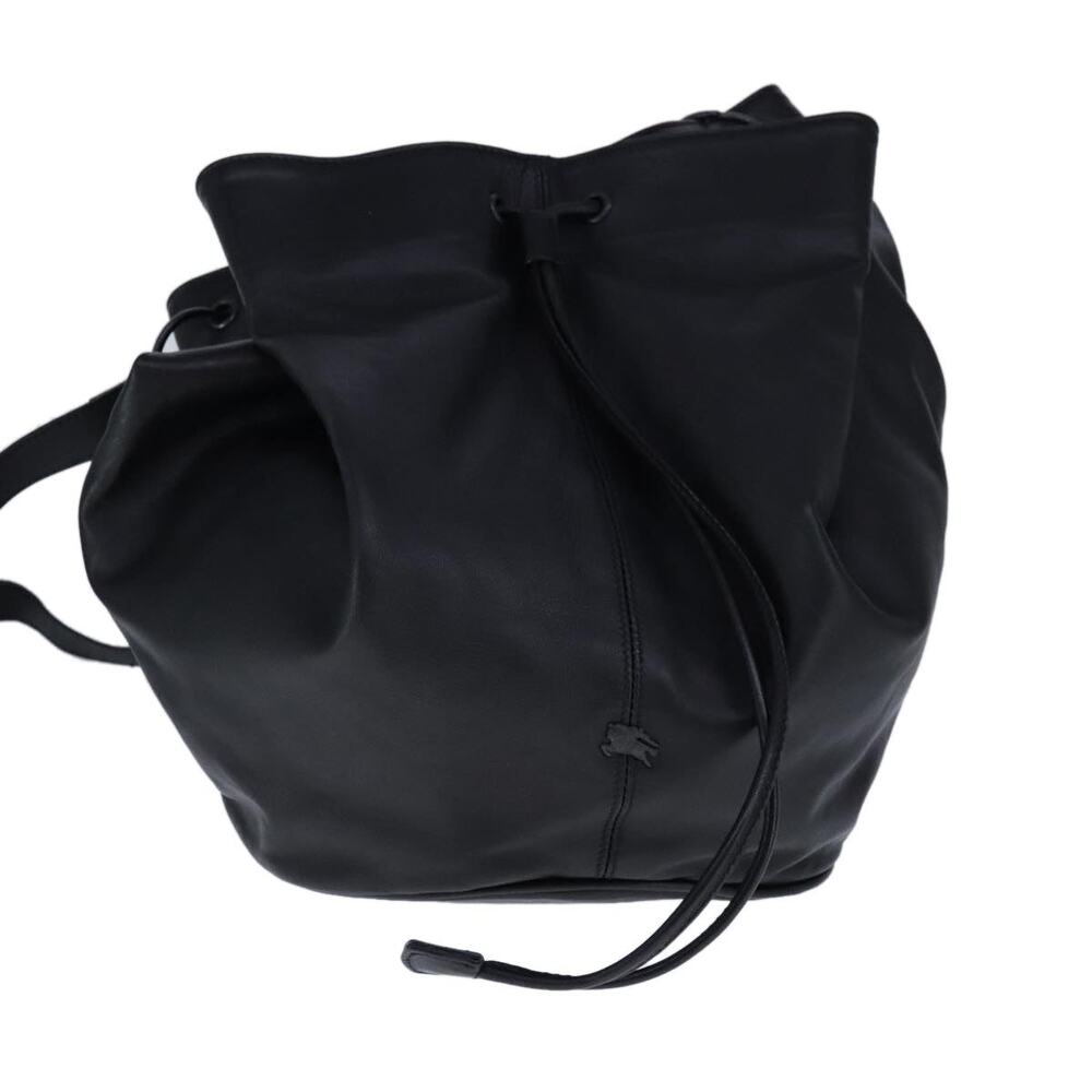 Burberry Leather Shoulder Bag Black